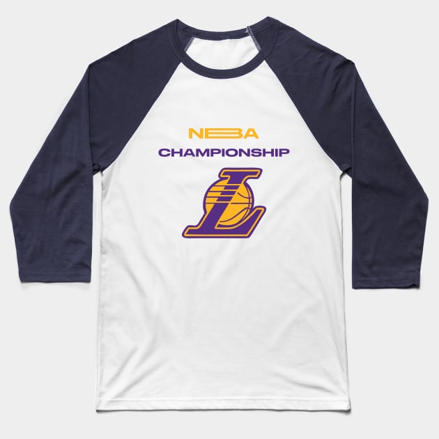 Lakers Championship Baseball T-Shirt by TheYouthStyle